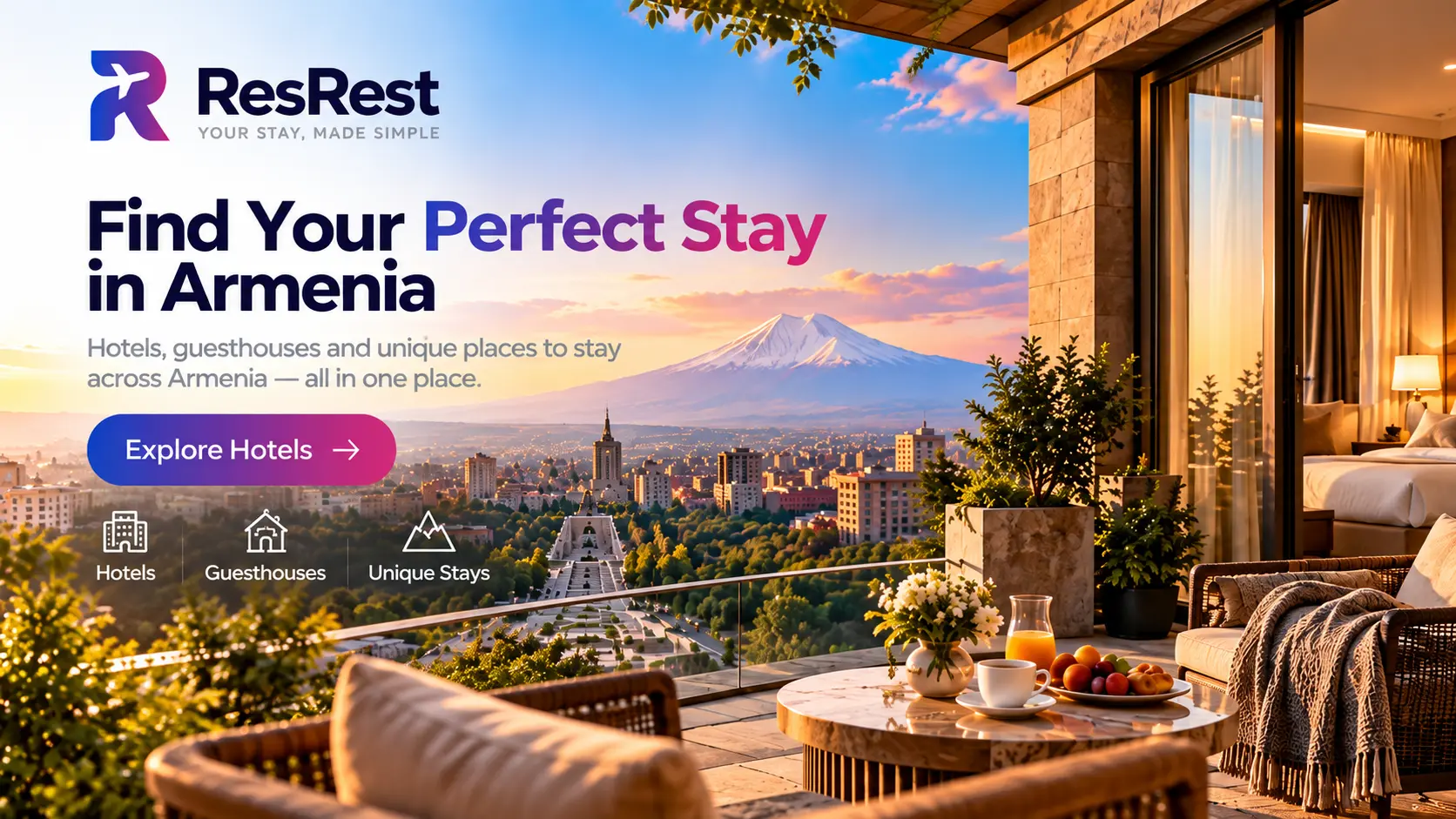 Find Your Perfect Stay in Armenia with ResRest